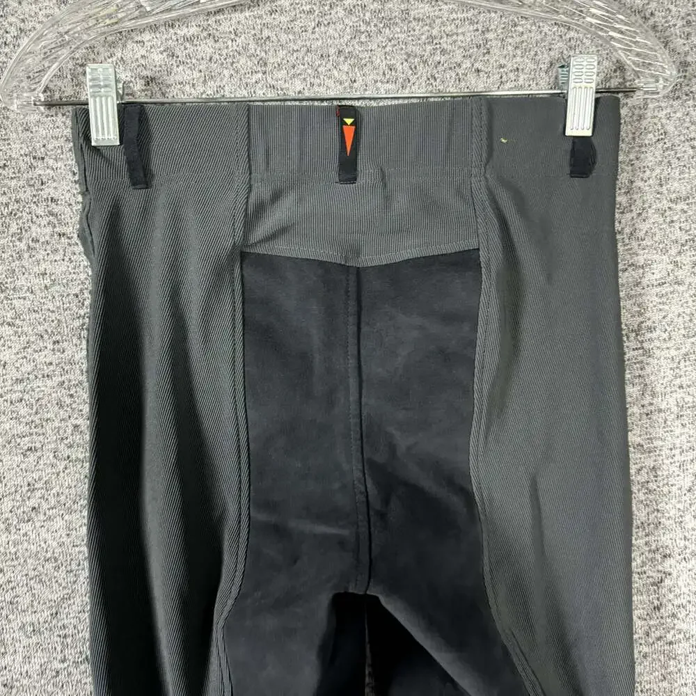 Kerrits Women's Size Medium Gray Nylon Skinny Leg Seated Equestrian Rider Pants